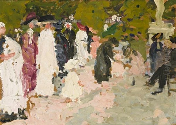 Luxembourg Gardens, Paris - view 1