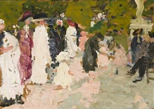 Luxembourg Gardens, Paris by Ethel Carrick Fox