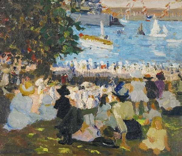 Watching The Fleet From The Domain - view 1