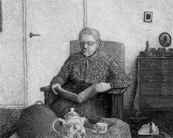 Lady At The Tea Table - view 1