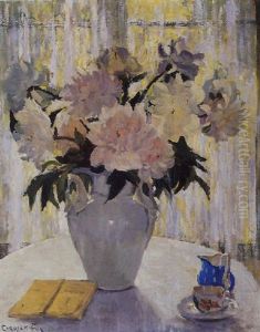 Peonies by Ethel Carrick Fox
