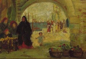 In Morocco by Ethel Carrick Fox