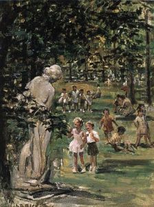 Visit To The Park by Ethel Carrick Fox