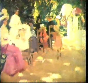 Park Scene, Paris Park Scene, Paris