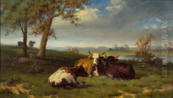 Cows At Pasture - view 1