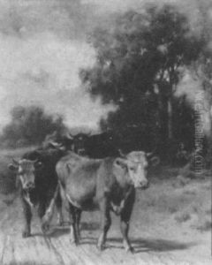 Cows On A Country Road