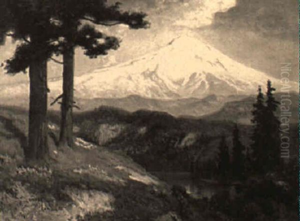 A Western Summit, Said To Be Mount Rainier - view 1