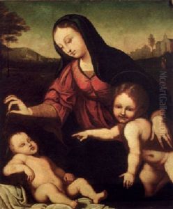 The Madonna And The Child With The Infant Saint John The Baptist by Fra Bartolommeo della Porta