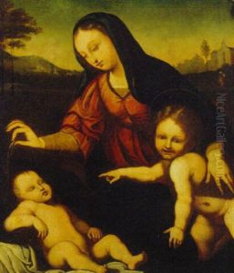The Madonna And Child With The Infant Saint John The Baptist by Fra Bartolommeo della Porta