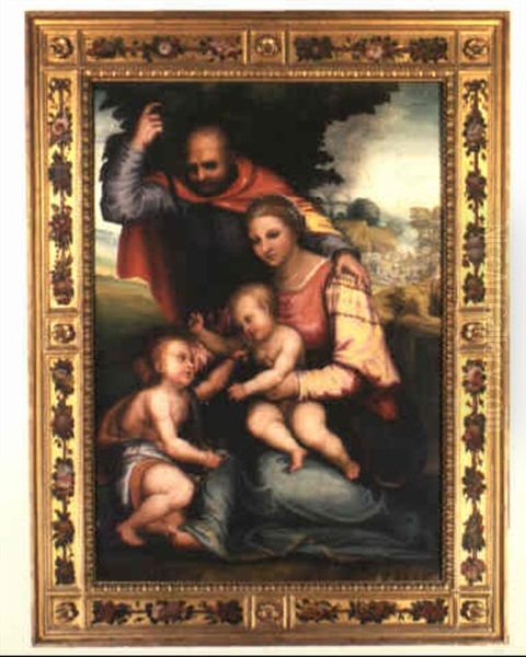 The Holy Family With The Infant St. John, The Conversion Of St. Paul Beyond - view 1
