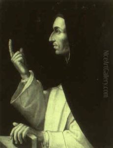 Portrait Of Savonarola by Fra Bartolommeo della Porta