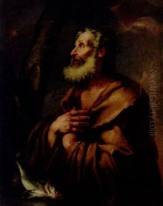 Saint Andrew by Cesare Fracanzano