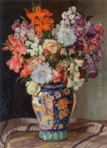 Bunter Blumenstraus by Louise Fraenkel-Hahn