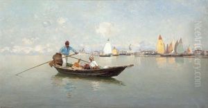 On The Lagoon, Venice by Pietro Fragiacomo
