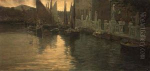 Notturno A Venezia by Pietro Fragiacomo