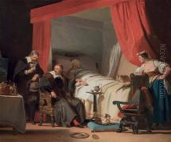 Le Cardinal Mazarin Au Chevet D"un Peintre - view 1