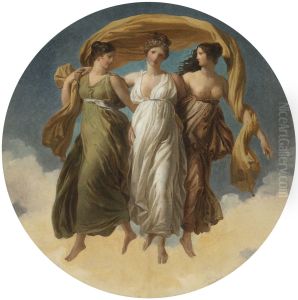 The Three Graces by Alexandre-Evariste Fragonard