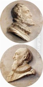 Portrait De Henri Iv De Profil En Trompe-l'oeil