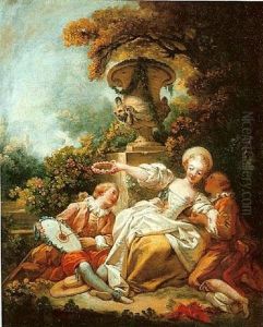 Psyche Visar Sina Rikedomar F"r Sina Systrar by Jean-Honore Fragonard