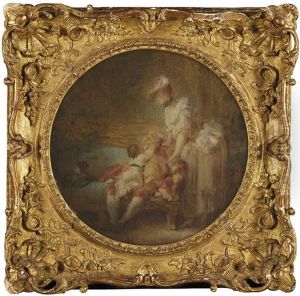 L"heureux Menage by Jean-Honore Fragonard