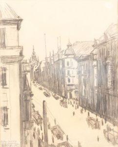 Blick Von Der K. R. A. Zur Friedrichstrase