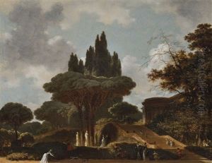 Paysage Italien A L"escalier