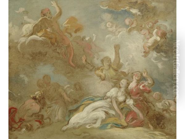 Psyche Being Abandoned By Cupid - view 1