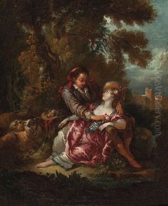 Gegenstucke. Schaferszenen by Jean-Honore Fragonard