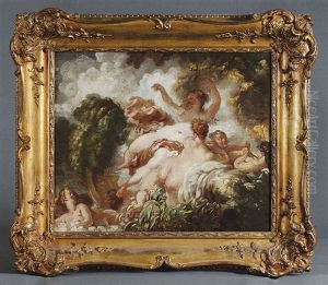 Les Baigneuses by Jean-Honore Fragonard