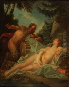 El Sueno De Antiope by Jean-Honore Fragonard