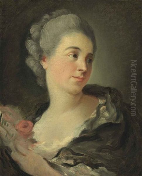 Portrait Of A Young Woman, Presumably Marie-therese Colombe - view 1