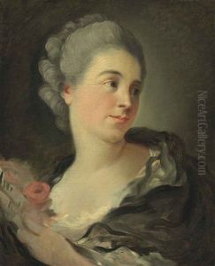 Portrait Of A Young Woman, Presumably Marie-therese Colombe