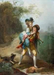 Das Reiterspiel by Jean-Honore Fragonard