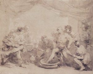 La Mort De Seneque by Jean-Honore Fragonard