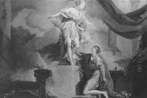 L'imploration D'une Deesse by Jean-Honore Fragonard
