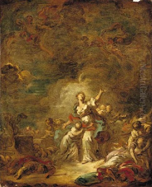 The Destruction Of The Children Of Niobe - view 1