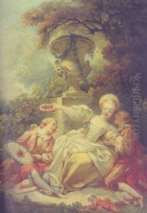 La Coquette Fixee by Jean-Honore Fragonard