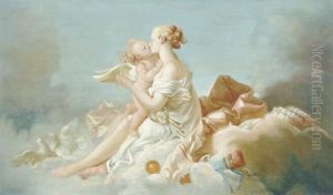 Venus Binding Cupid's Wings by Jean-Honore Fragonard
