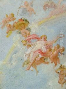 Allegorie Des Fruhlings by Jean-Honore Fragonard
