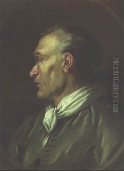 Portrait Of A Man, Bust-length, In A Skull-cap - view 1