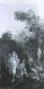 Les Baigneuses by Jean-Honore Fragonard