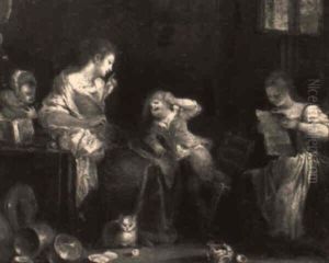 The Homework by Jean-Honore Fragonard