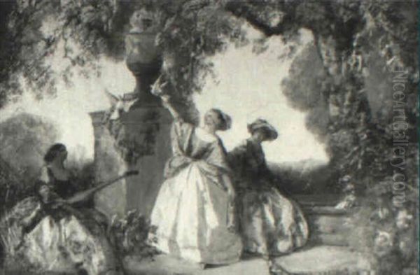 Ladies In The Garden - view 1