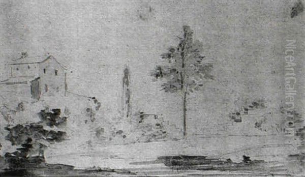 An Italian Landscape - view 1