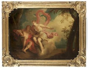 Diane Et Endymion by George Friedrich August Lucas
