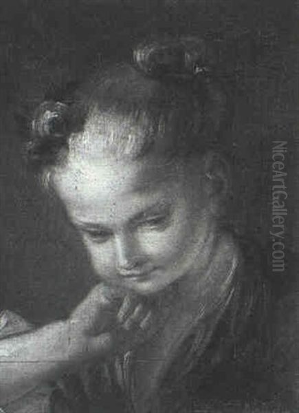 A Head Of A Young Girl - view 1
