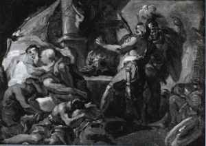Guerriers Romains by Jean-Honore Fragonard