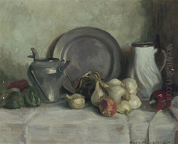 Stilleben Mit Zinn Und Zwiebeln - view 1