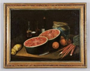 Nature Morte (pair) by Claude Joseph Fraichot