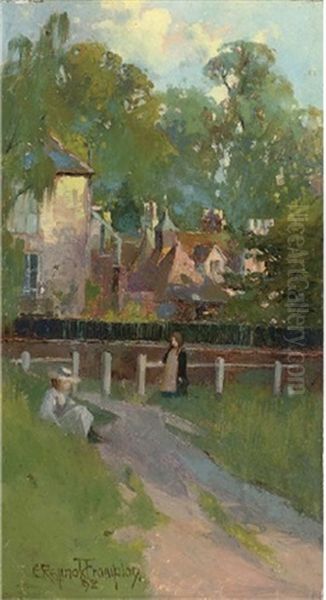 Young Girls On The Village Common - view 1